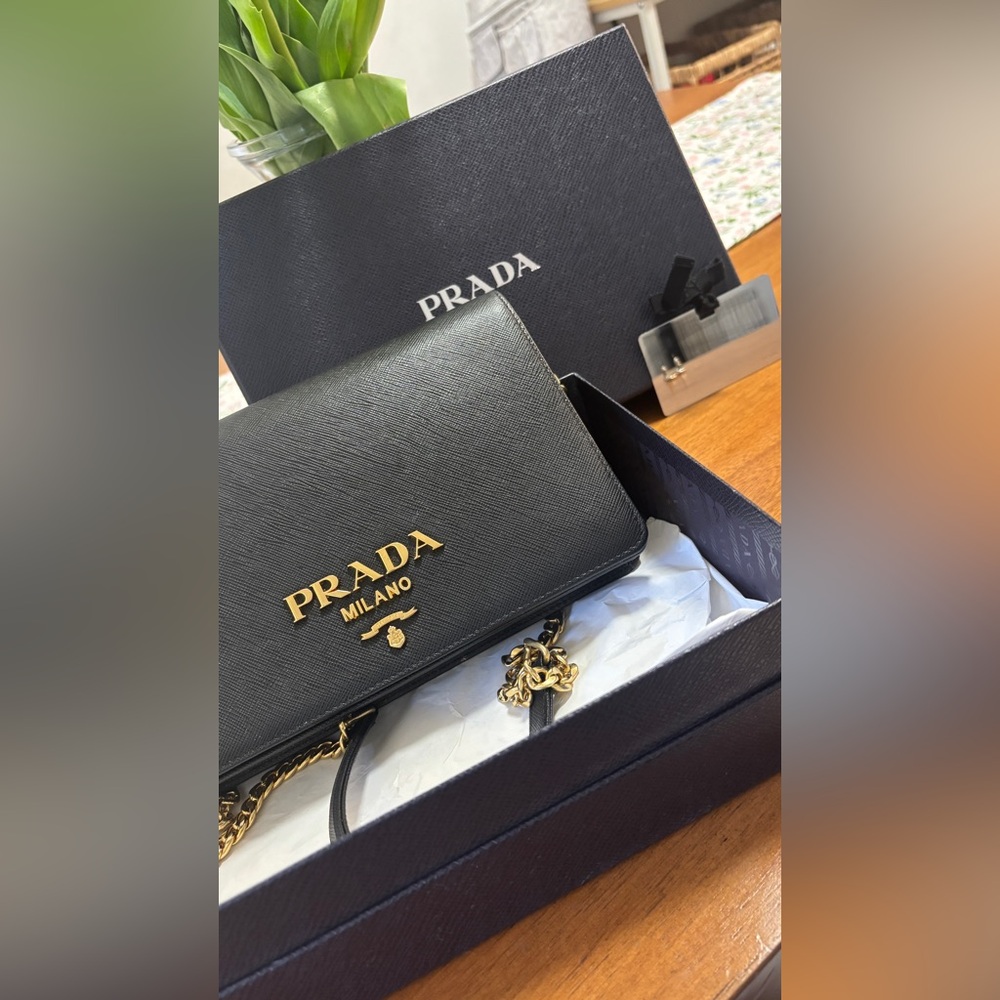 Saffiano Leather Mini Bag